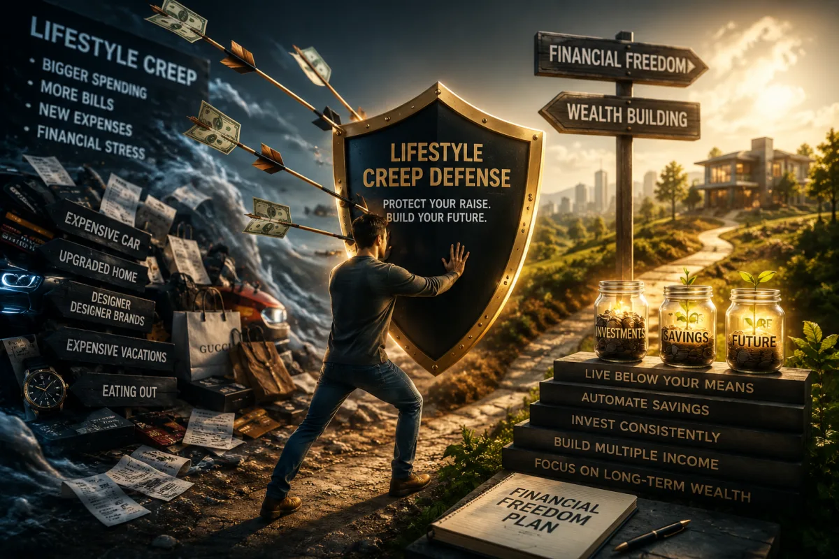 The Lifestyle Creep Defense: How to Stop Your Raise From Making You Broke